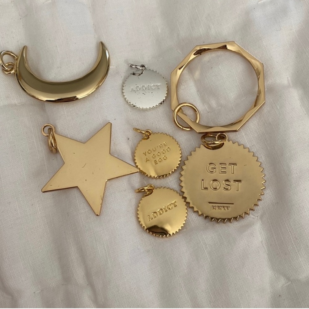 get lost and addict charm reserved for @boldbijouxlisa